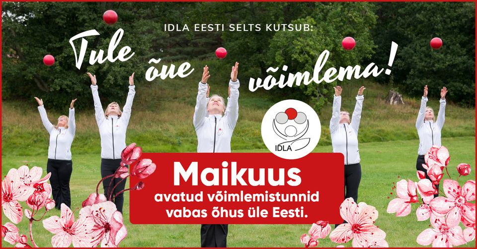 Tule õue liikuma! Idla võimlemise tutvustustunnid üle Eesti!