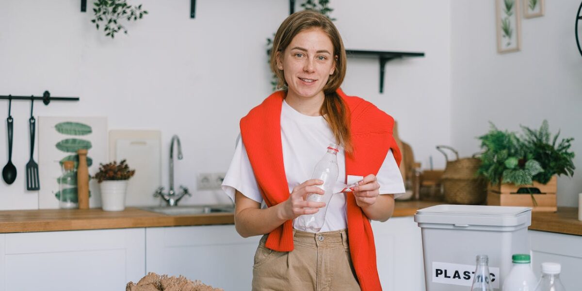 Photo by SHVETS production: https://www.pexels.com/photo/smiling-woman-stacking-paper-litter-for-reuse-7512807/