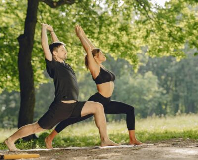 Photo by Gustavo Fring: https://www.pexels.com/photo/man-and-woman-practice-yoga-in-park-4971806/