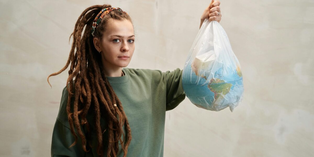 Photo by Julia M Cameron: https://www.pexels.com/photo/a-woman-holding-a-globe-in-a-plastic-6995299/