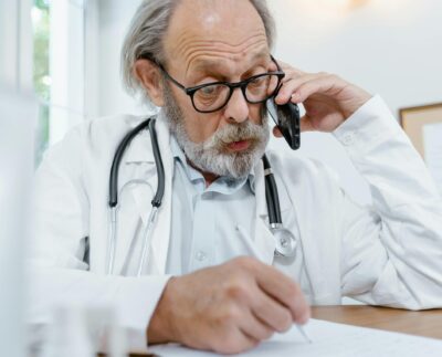 Photo by Tima Miroshnichenko: https://www.pexels.com/photo/man-in-white-scrub-suit-holding-black-and-silver-stethoscope-8376274/