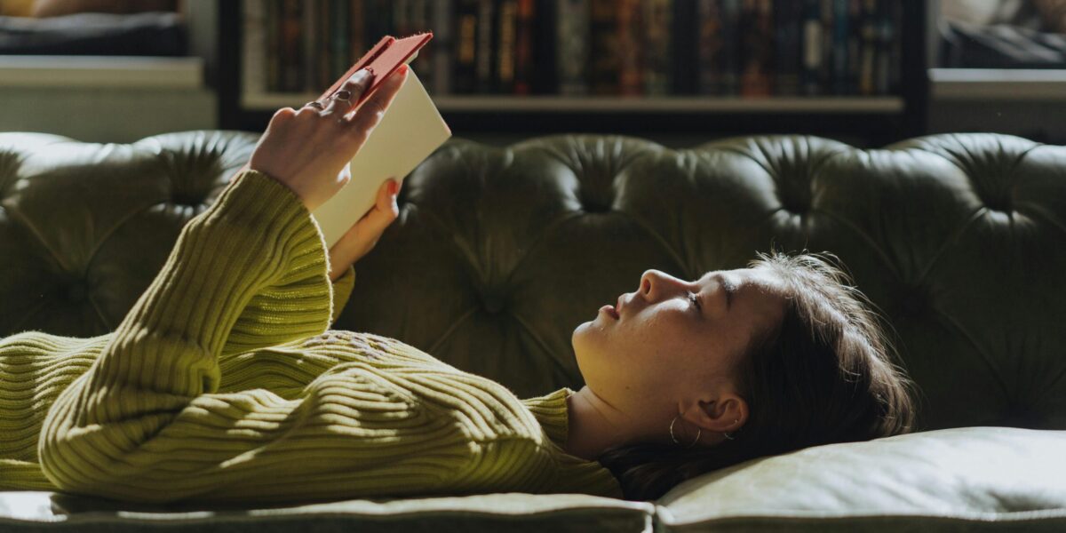 Photo by cottonbro studio: https://www.pexels.com/photo/woman-in-yellow-long-sleeve-shirt-lying-on-couch-4866043/