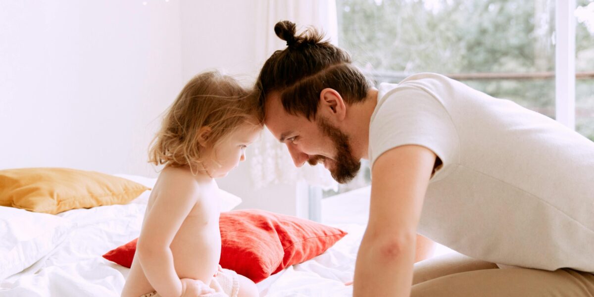 Photo by Tatiana Syrikova: https://www.pexels.com/photo/photo-of-man-leaning-his-forehead-on-child-s-forehead-3933076/