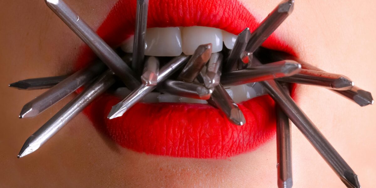 Photo by Rodolfo Clix: https://www.pexels.com/photo/woman-biting-gray-nails-in-her-mouth-1161930/
