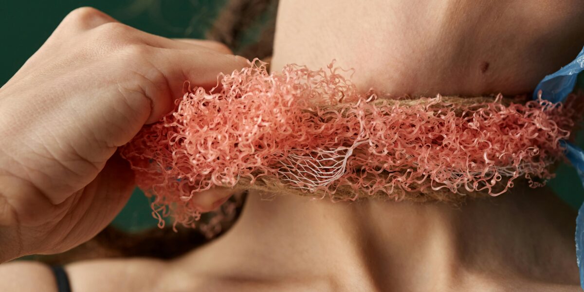 Photo by Julia M Cameron: https://www.pexels.com/photo/woman-holding-rope-on-neck-6994707/