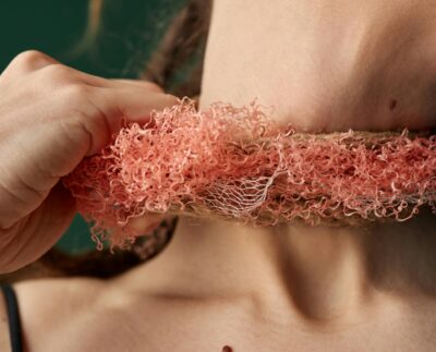 Photo by Julia M Cameron: https://www.pexels.com/photo/woman-holding-rope-on-neck-6994707/