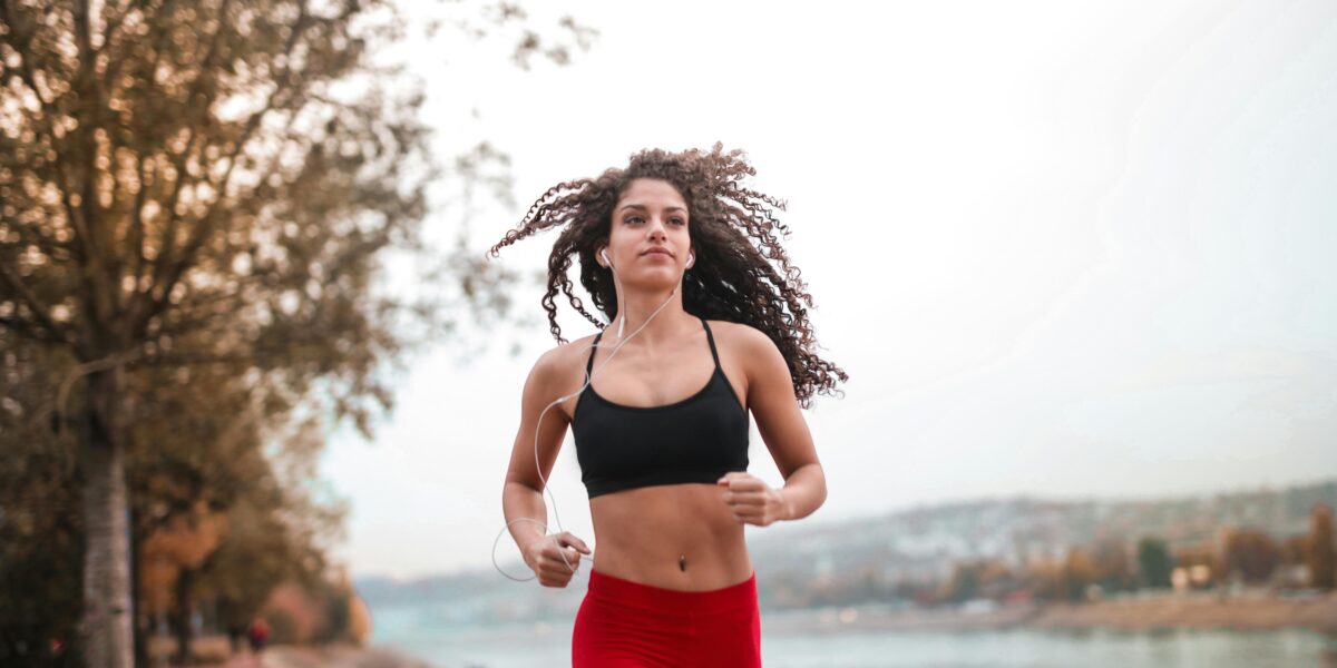 Photo by Andrea Piacquadio: https://www.pexels.com/photo/woman-in-black-sports-bra-running-3764154/
