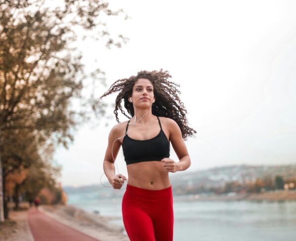 Photo by Andrea Piacquadio: https://www.pexels.com/photo/woman-in-black-sports-bra-running-3764154/