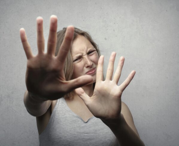 Photo by Andrea Piacquadio: https://www.pexels.com/photo/woman-in-gray-tank-top-looking-frightened-3812729/
