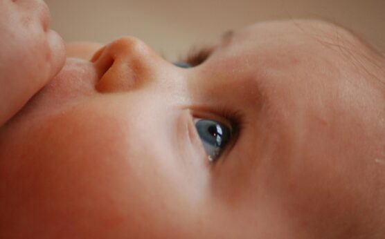 Photo by Rasmus Svinding: https://www.pexels.com/photo/baby-looking-upwards-35446/