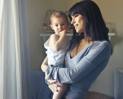 Photo by Andrea Piacquadio: https://www.pexels.com/photo/mother-carrying-her-baby-boy-755028/