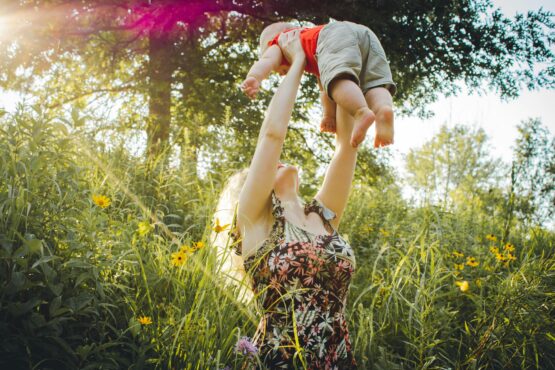 Photo by Creation Hill: https://www.pexels.com/photo/mother-lifting-her-baby-1261909/