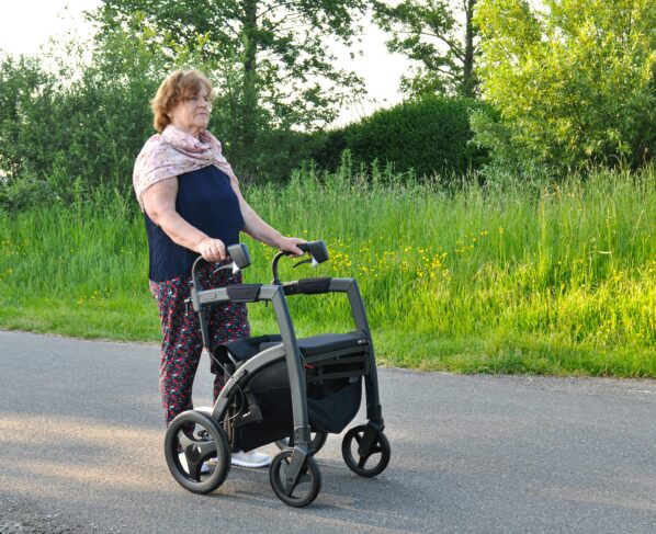 Photo by Rollz International: https://www.pexels.com/photo/elderly-woman-walking-with-a-rollator-walker-19995390/