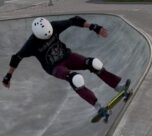 Gerhard Andersson skateboarding in the summer of 2025.