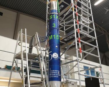 Suborbital Express 3 – M15 59 raketi lastiruum montaažiplatvormil. Foto Gail Iles, RMIT University