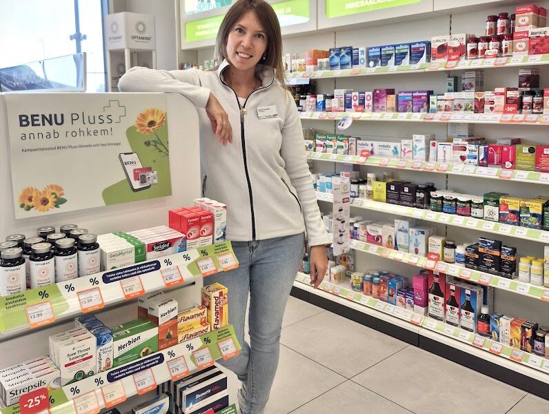 Rapla Prisma Benu apteegi farmatseut Karoli Uusküla