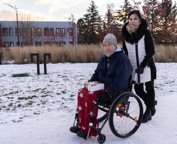 CareMate klient Raigo ja tema isiklik abistaja Silva_foto Anna Pažucha