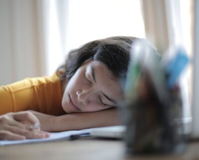 Photo by Andrea Piacquadio: https://www.pexels.com/photo/woman-in-yellow-shirt-resting-on-her-arm-3808017/